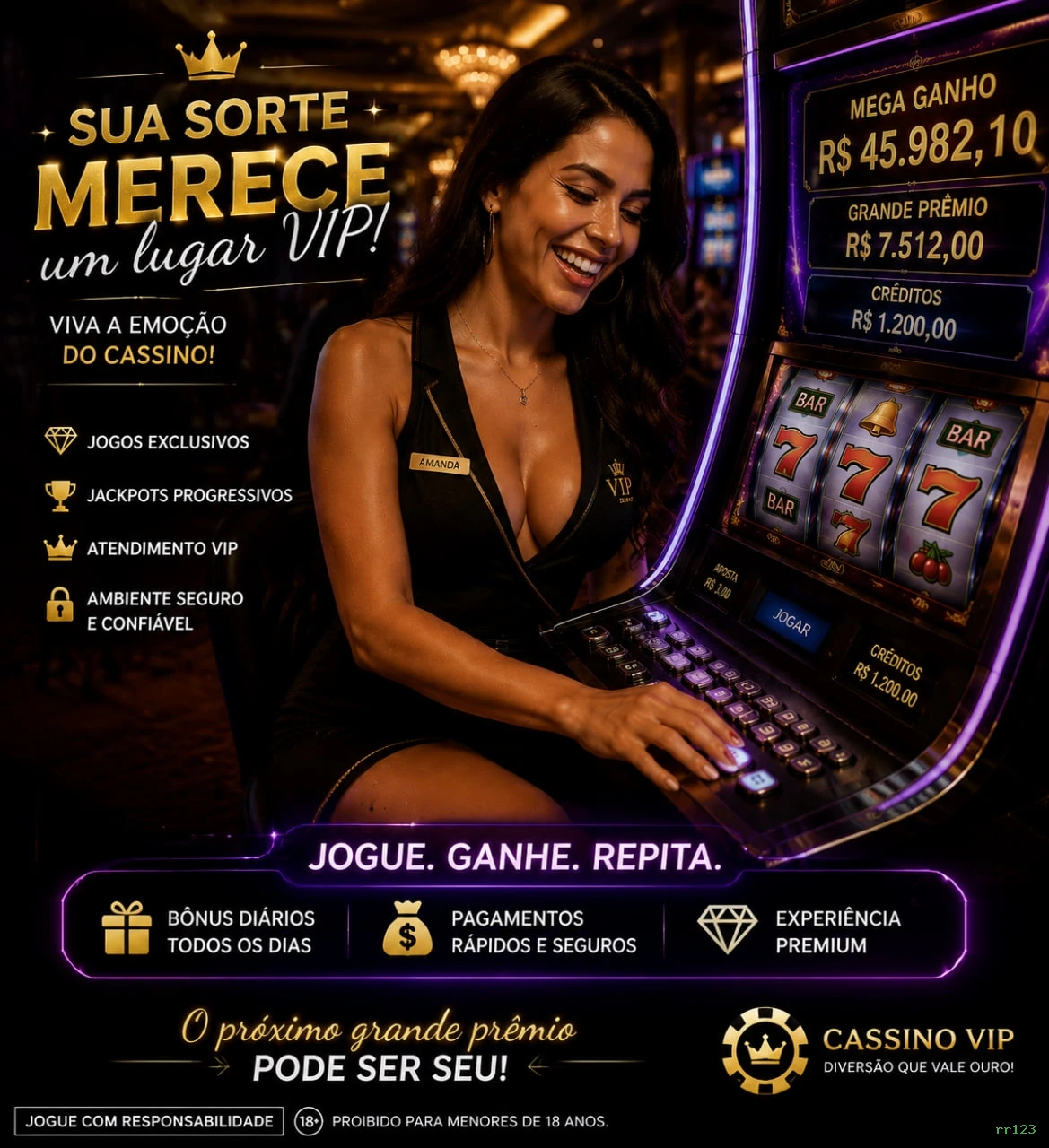 Cadastro rápido e seguro na rr123